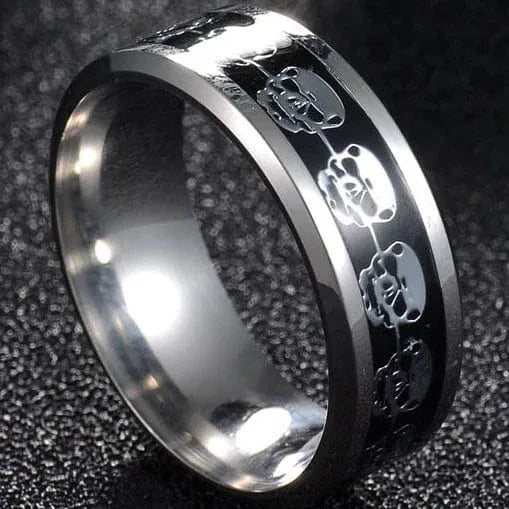 Ring 5. Fashion New 8mm Simple Men Ring Smooth Stainless Steel Blue Charms Rings Women's Couple Jewelry Gift Dropshipping 12R12-Blue / 10 Horaclek