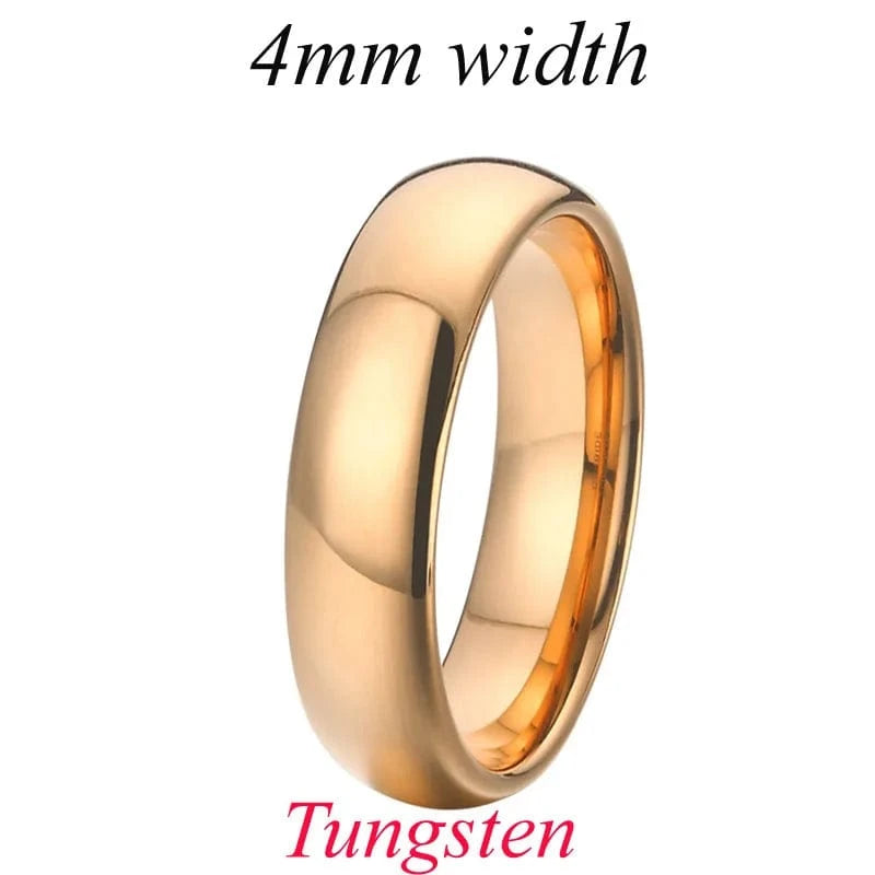 Ring 7. Men's Damascus Ring Tungsten Fashion Jewelry Unique High Quality Handmade Wedding Bands Couples Rings For Men Male Boys P1412R-4mm / 9 Horaclek