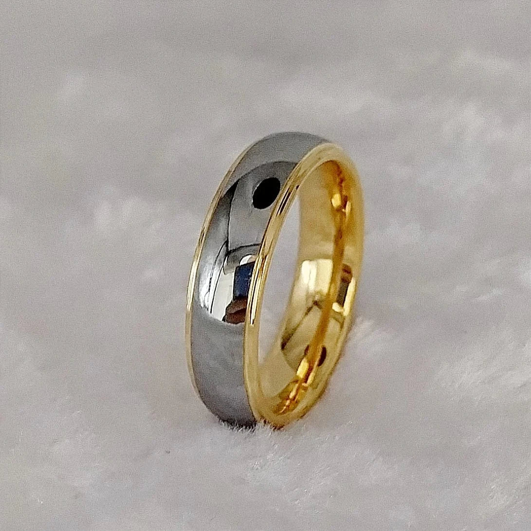 Ring 7. Men's Damascus Ring Tungsten Fashion Jewelry Unique High Quality Handmade Wedding Bands Couples Rings For Men Male Boys PVF585-6mm Tungsten / 9 Horaclek