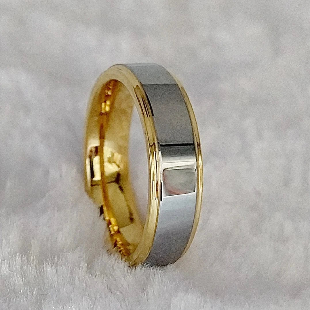 Ring 7. Men's Damascus Ring Tungsten Fashion Jewelry Unique High Quality Handmade Wedding Bands Couples Rings For Men Male Boys TC088-6mm Tungsten / 9 Horaclek