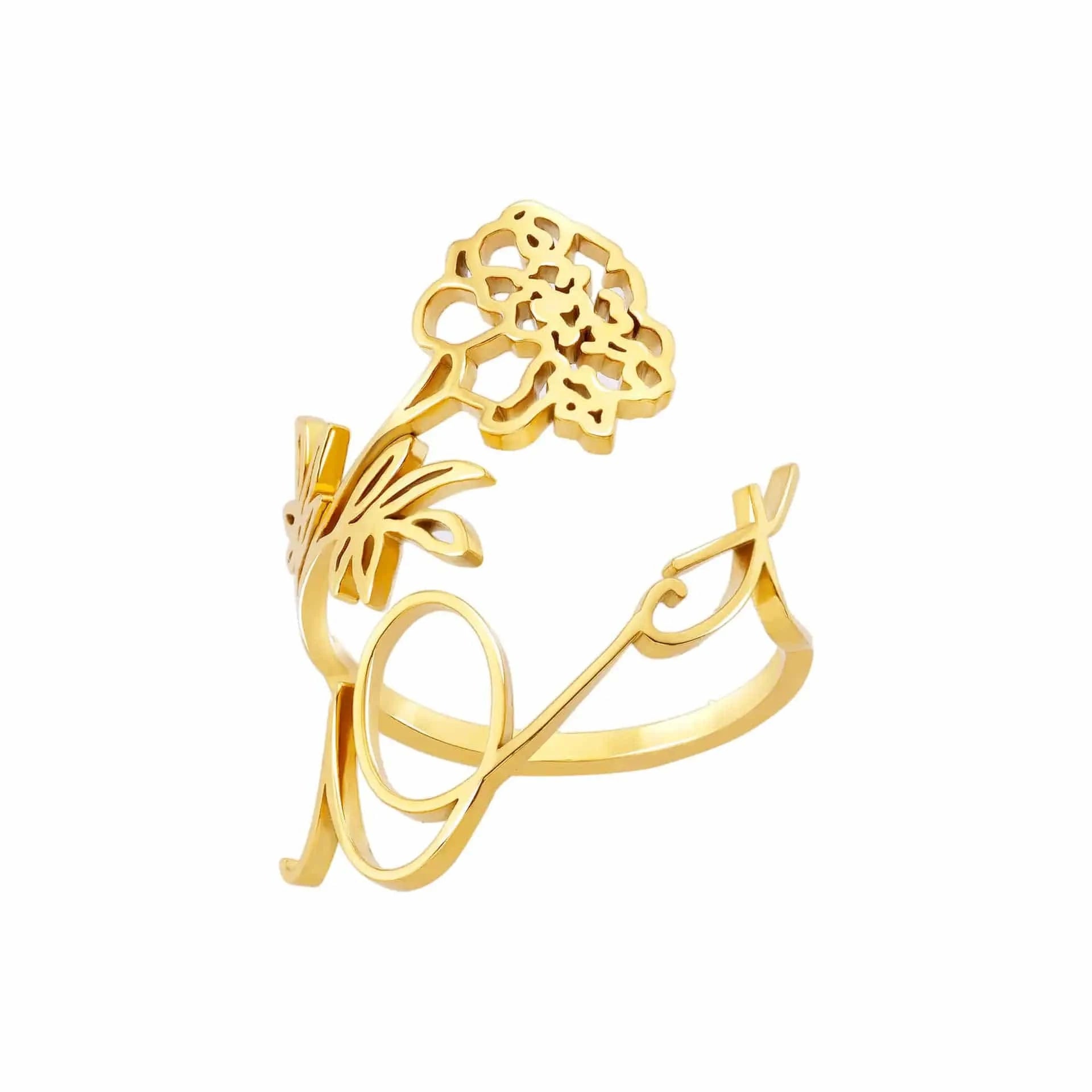 Ring Geburtsmonat Gravur Horaclek