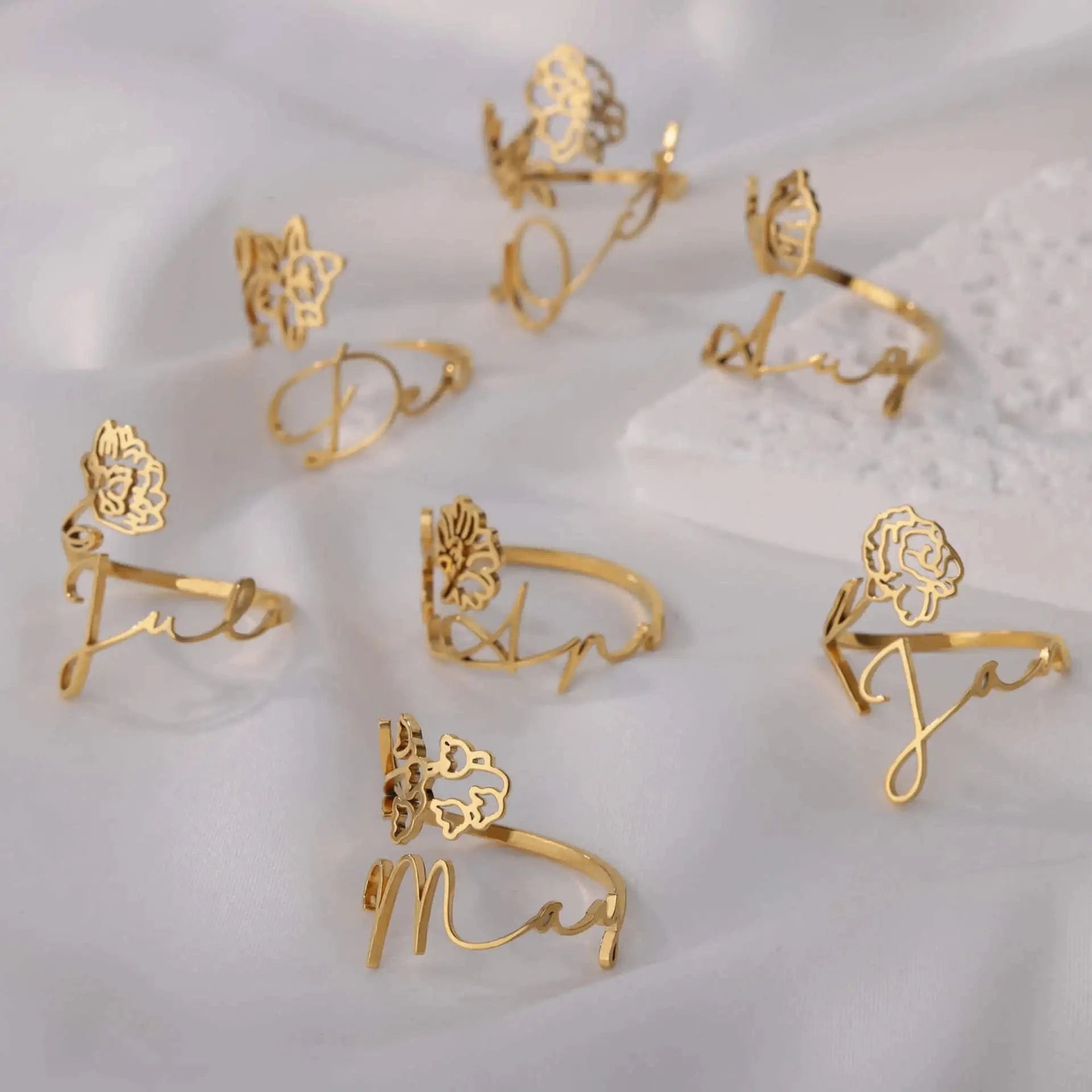 Ring Geburtsmonat Gravur Horaclek