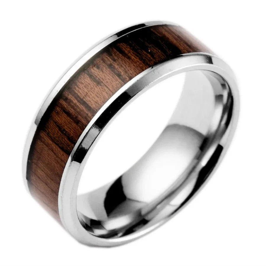 Ring Holzintarsie 11 / CHINA / 1 Horaclek
