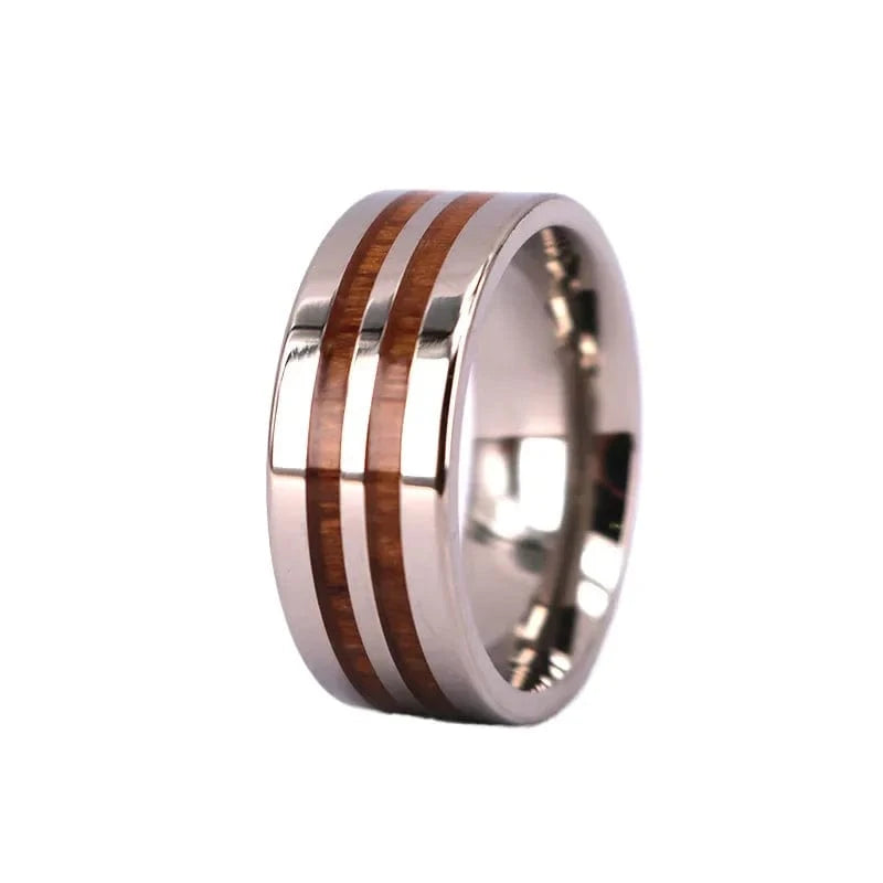 Ring Koa-Holzglanz Customized / Silver / Less than 4 Horaclek