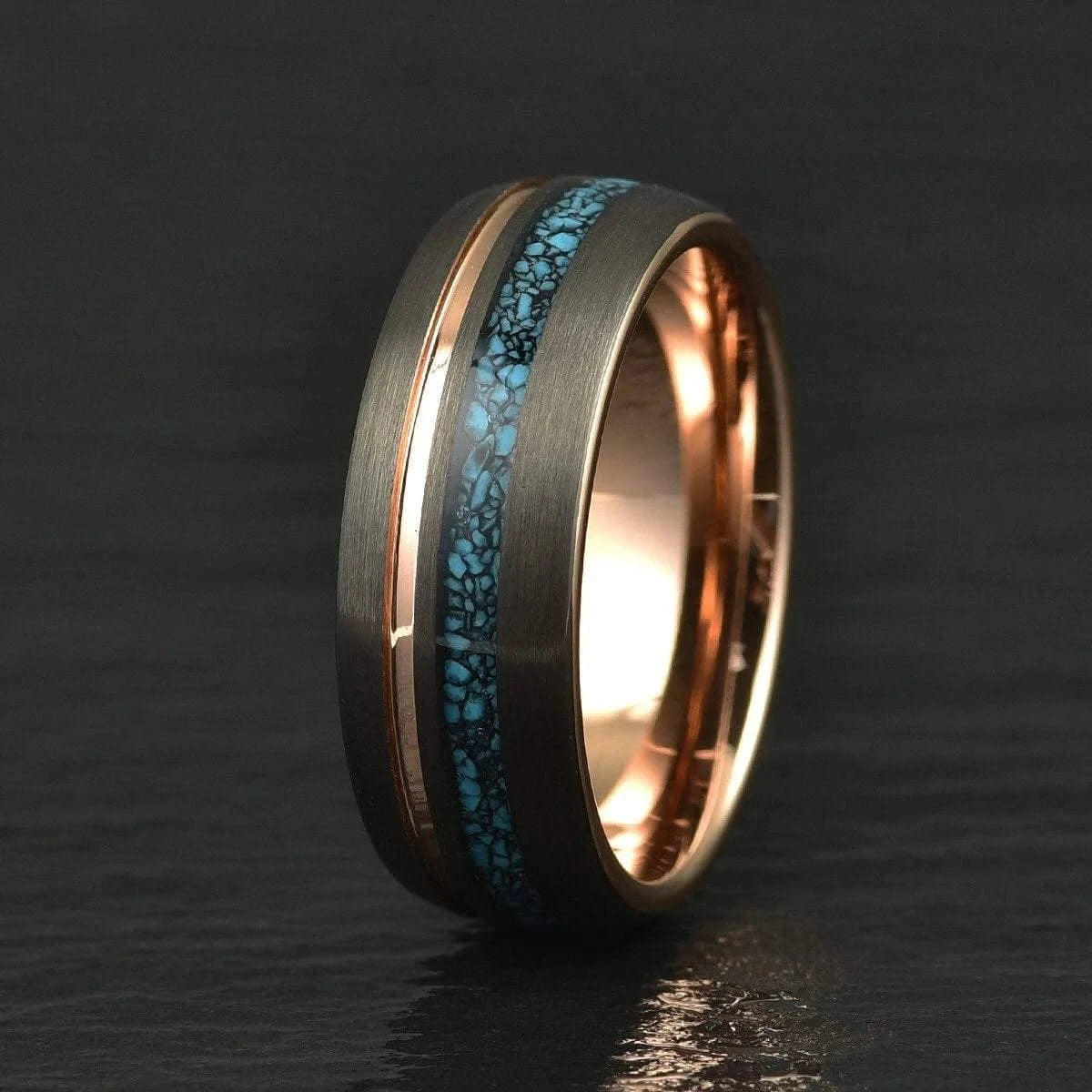Ring Opalblau Glanz Horaclek