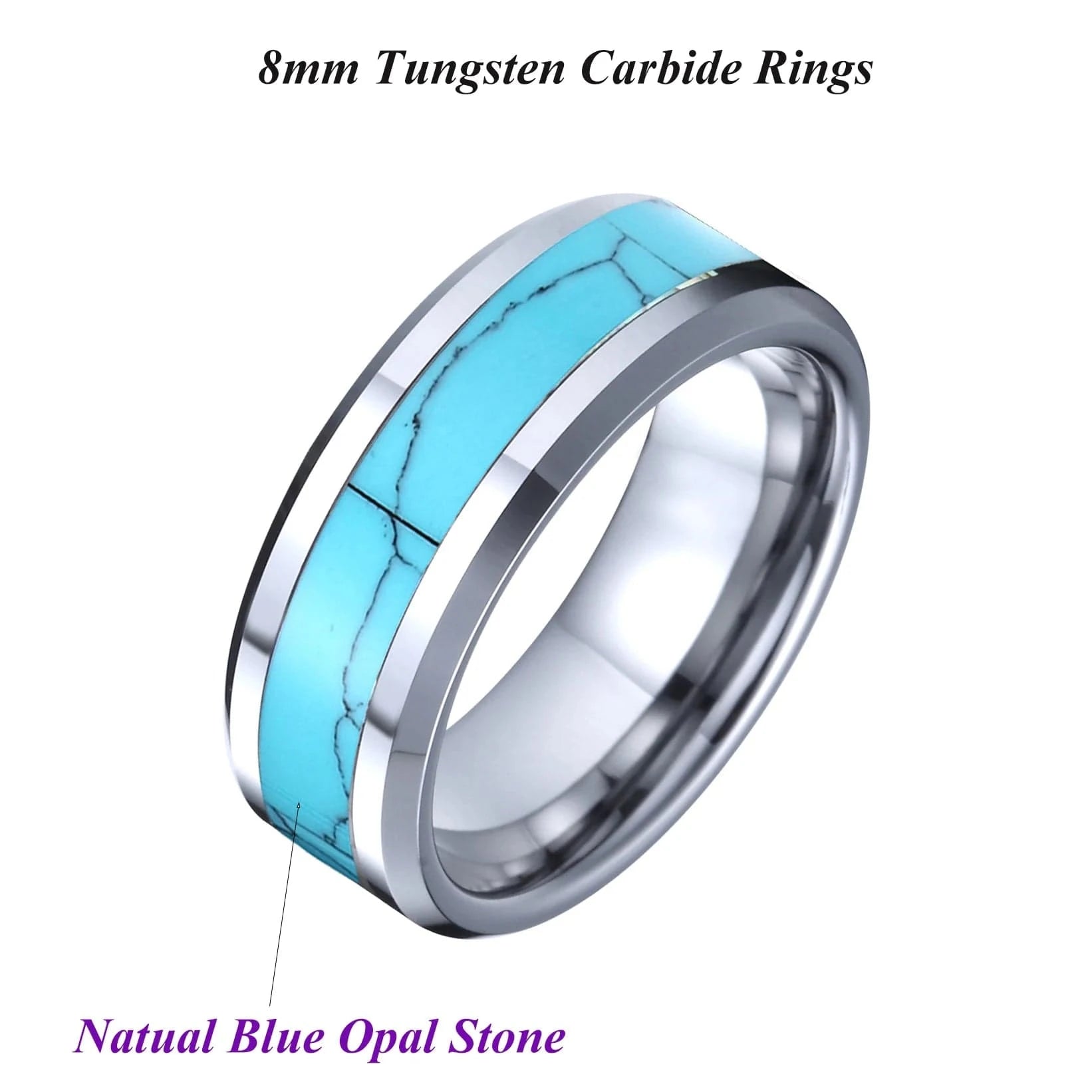 Ring 7. Men's Damascus Ring Tungsten Fashion Jewelry Unique High Quality Handmade Wedding Bands Couples Rings For Men Male Boys Horaclek