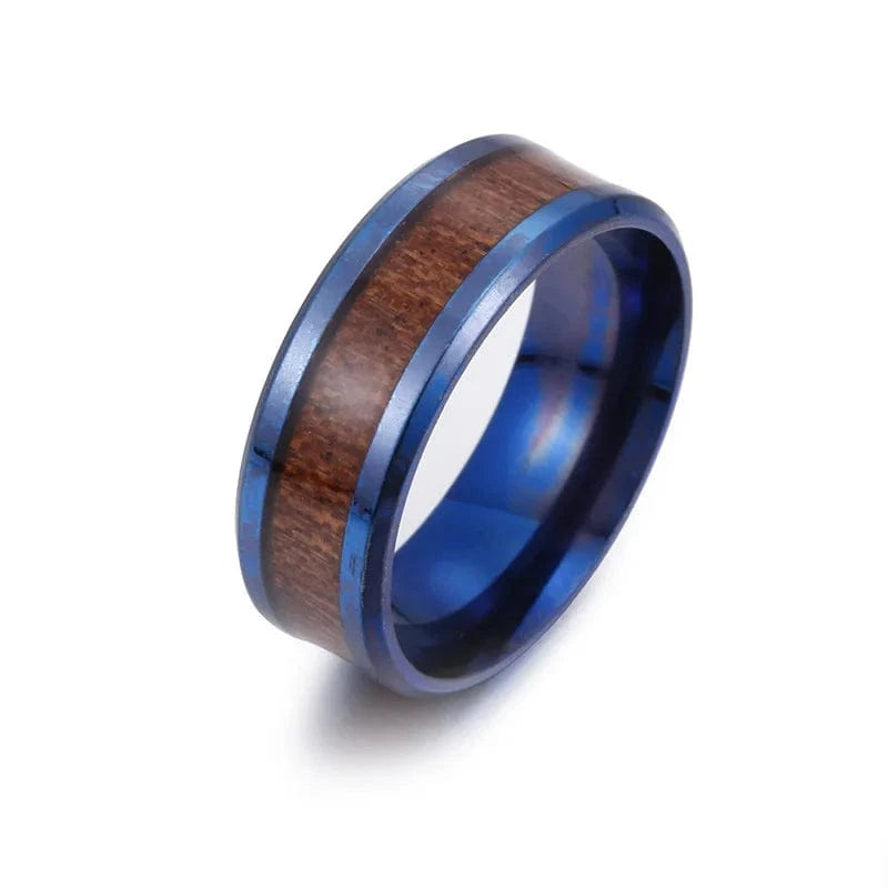 Ring Holzintarsie 11 / CHINA / 5 Horaclek